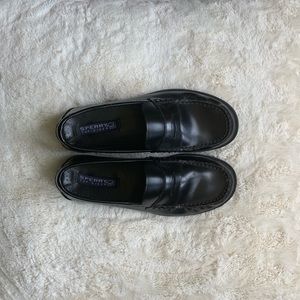 Black Sperry dress shoes